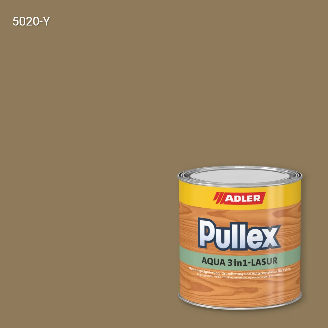 Лазур для дерева Pullex Aqua 3in1-Lasur колір NCS S 5020-Y, Adler NCS S