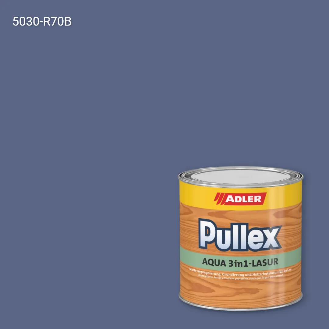 Лазур для дерева Pullex Aqua 3in1-Lasur колір NCS S 5030-R70B, Adler NCS S