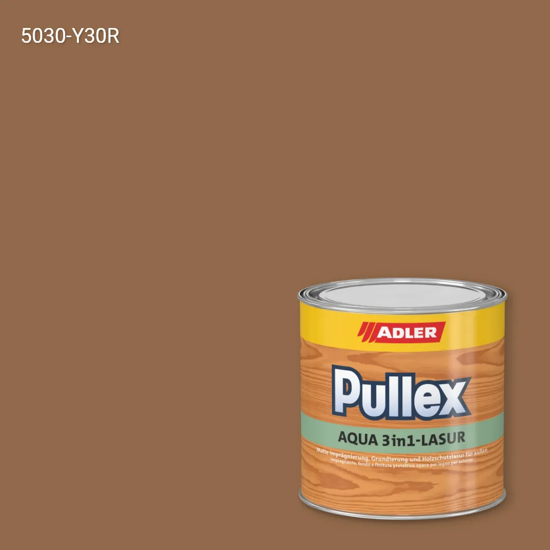 Лазур для дерева Pullex Aqua 3in1-Lasur колір NCS S 5030-Y30R, Adler NCS S