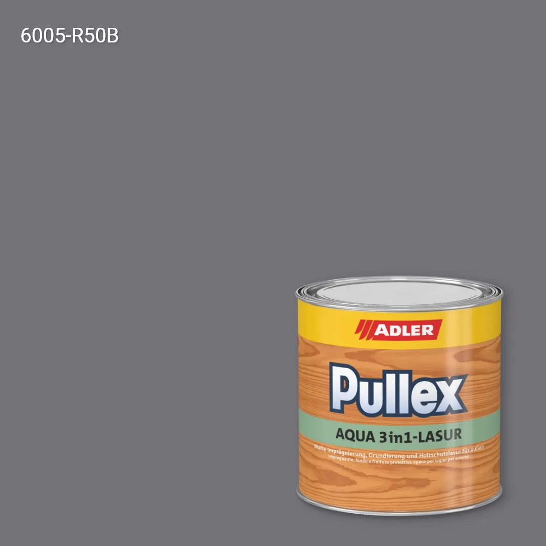 Лазур для дерева Pullex Aqua 3in1-Lasur колір NCS S 6005-R50B, Adler NCS S