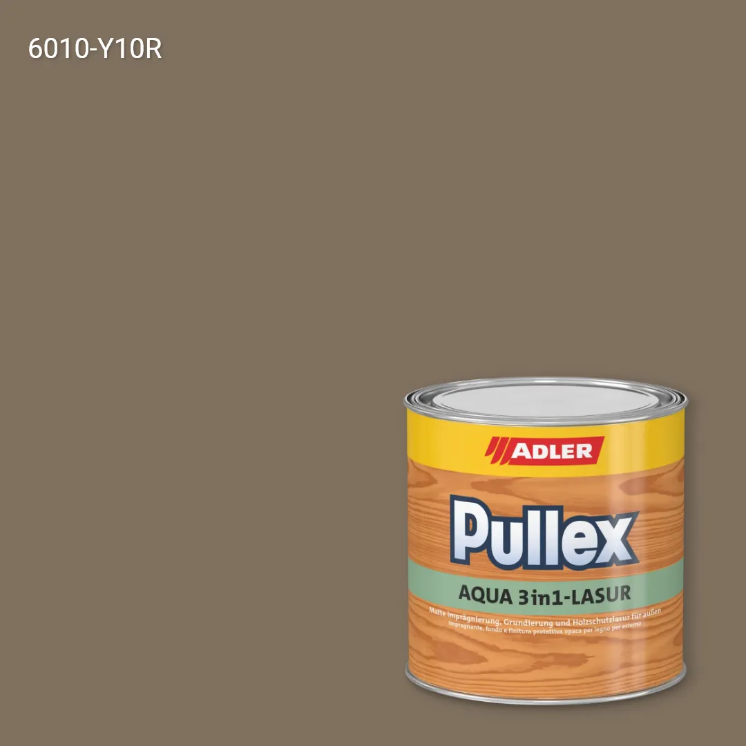 Лазур для дерева Pullex Aqua 3in1-Lasur колір NCS S 6010-Y10R, Adler NCS S