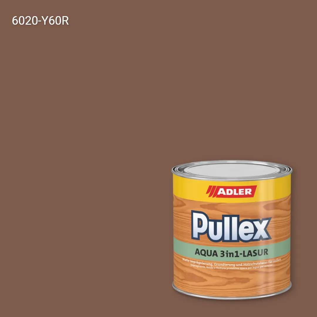Лазур для дерева Pullex Aqua 3in1-Lasur колір NCS S 6020-Y60R, Adler NCS S