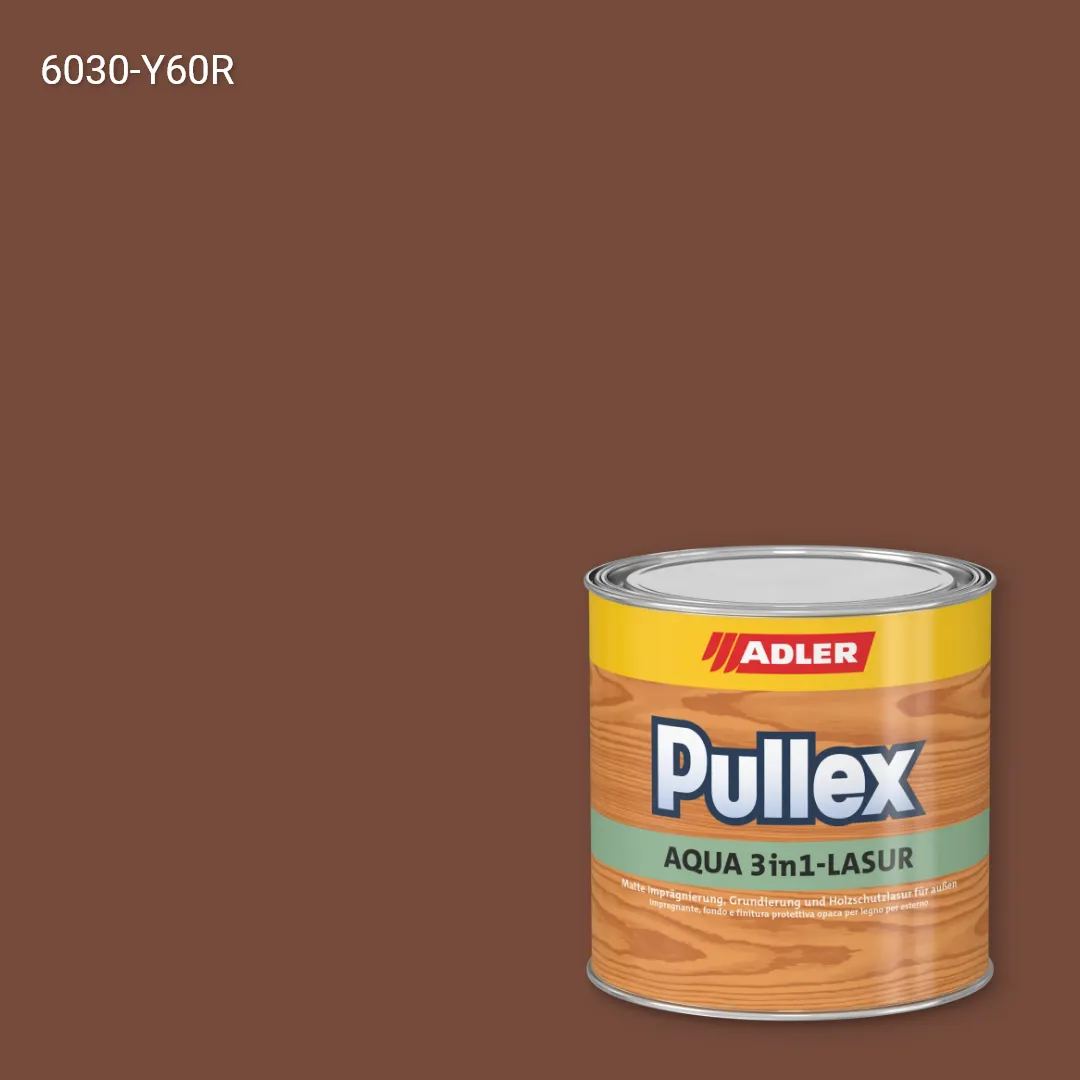 Лазур для дерева Pullex Aqua 3in1-Lasur колір NCS S 6030-Y60R, Adler NCS S