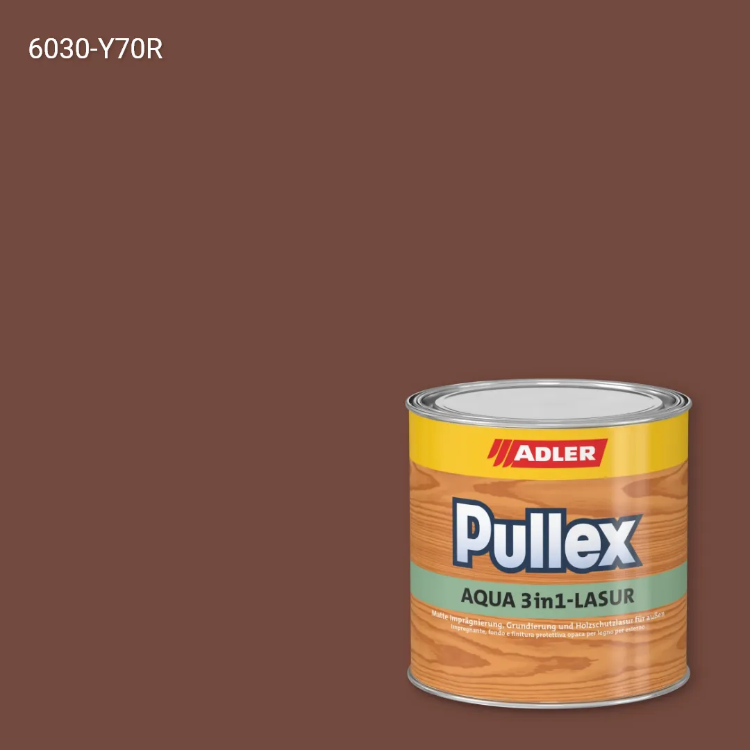 Лазур для дерева Pullex Aqua 3in1-Lasur колір NCS S 6030-Y70R, Adler NCS S