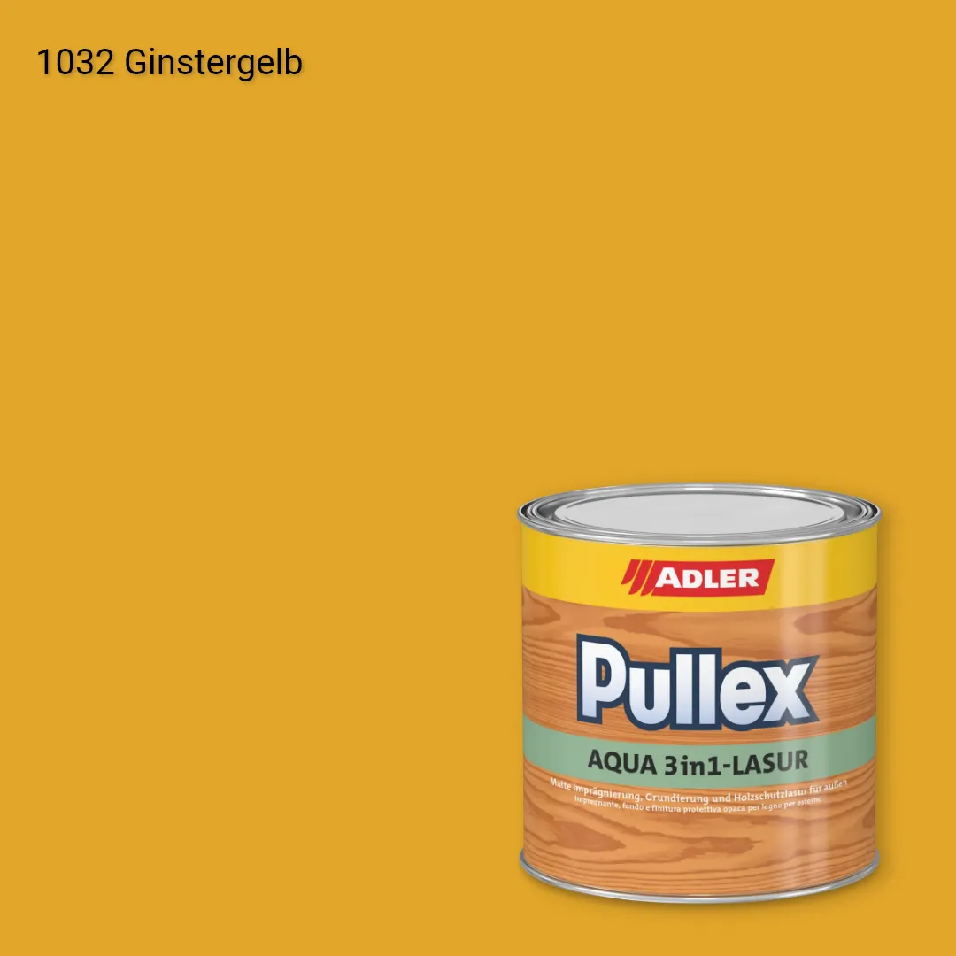 Лазур для дерева Pullex Aqua 3in1-Lasur колір RAL 1032, Adler RAL 192