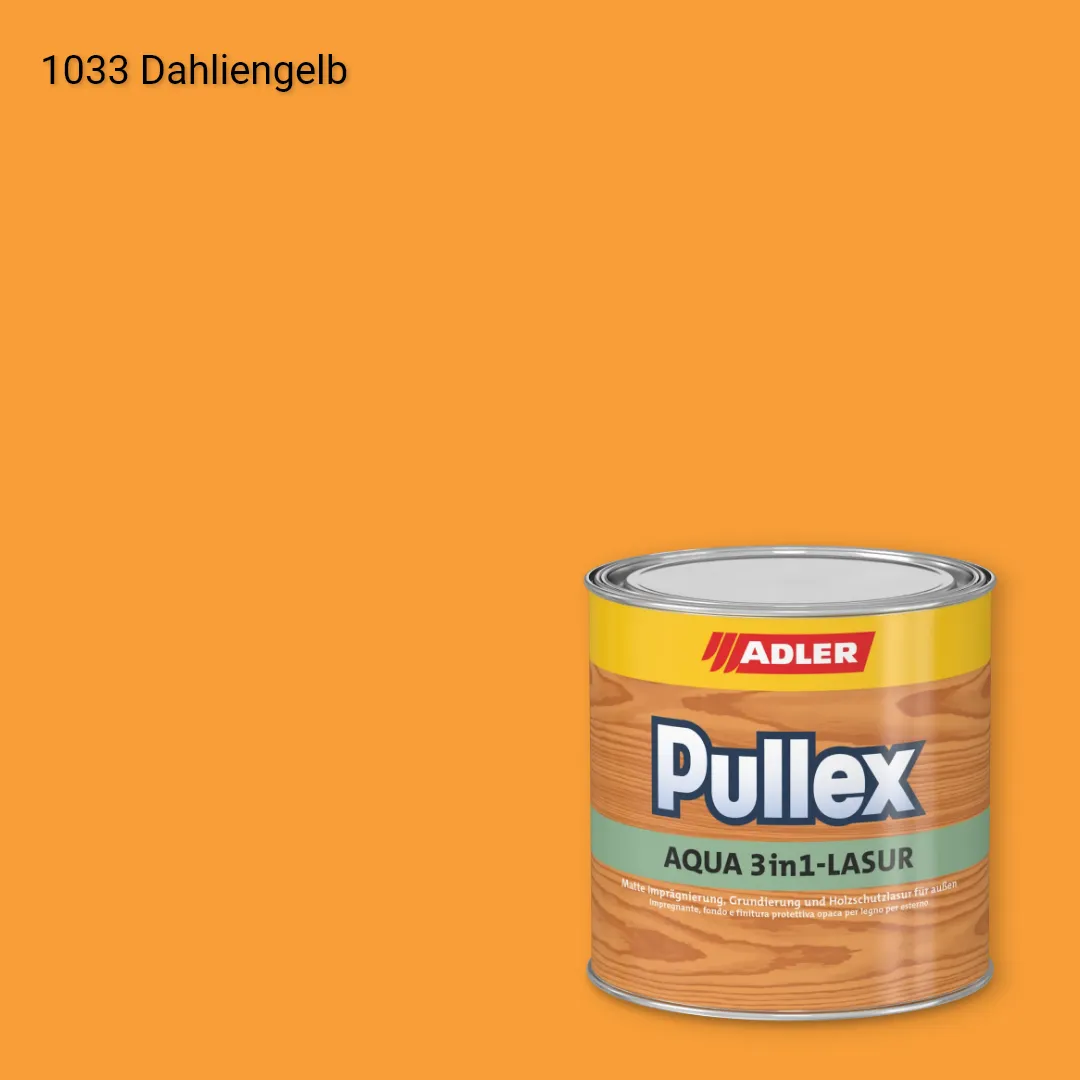 Лазур для дерева Pullex Aqua 3in1-Lasur колір RAL 1033, Adler RAL 192