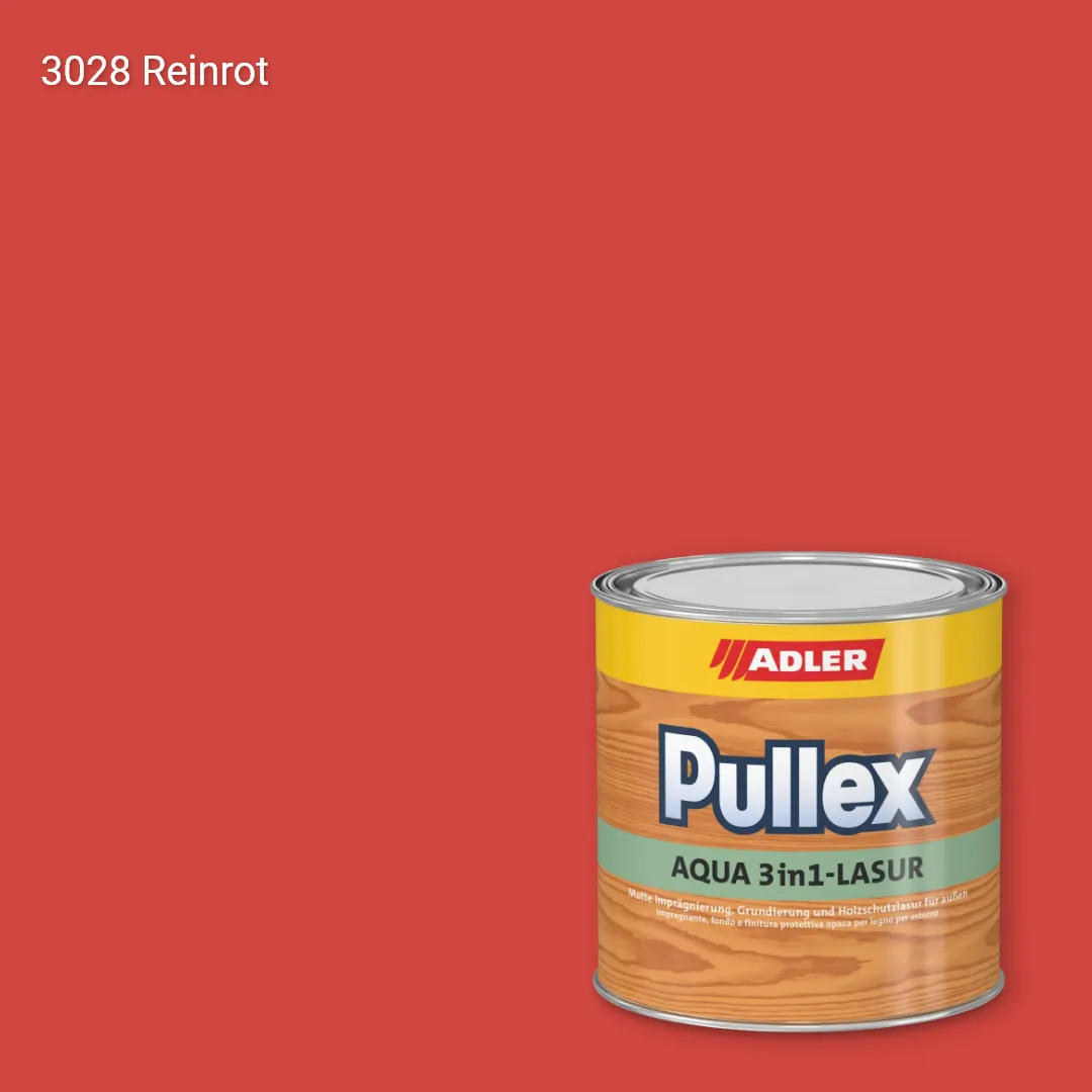 Лазур для дерева Pullex Aqua 3in1-Lasur колір RAL 3028, Adler RAL 192