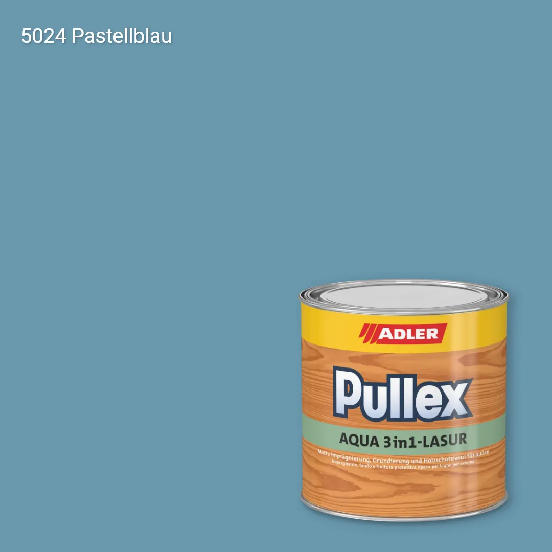 Лазур для дерева Pullex Aqua 3in1-Lasur колір RAL 5024, Adler RAL 192