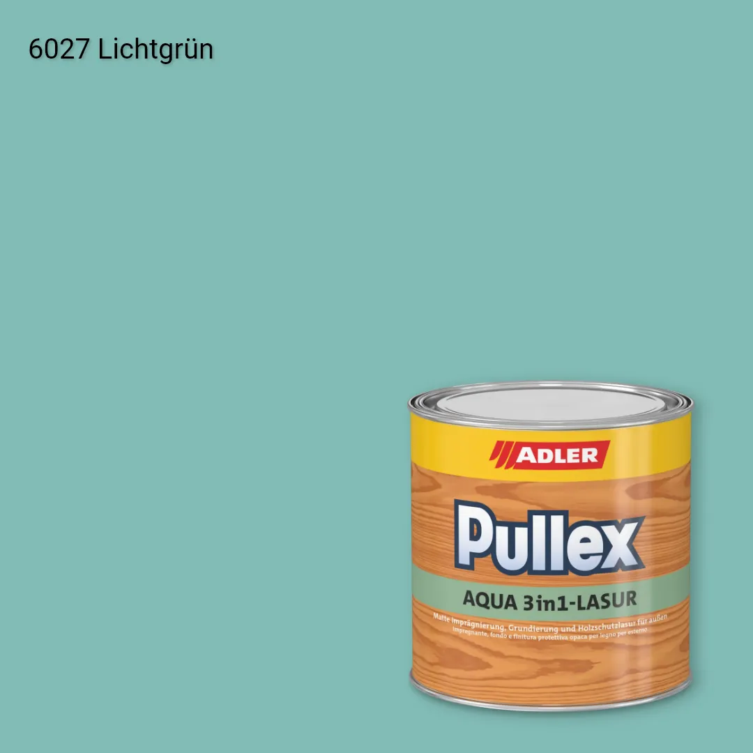 Лазур для дерева Pullex Aqua 3in1-Lasur колір RAL 6027, Adler RAL 192