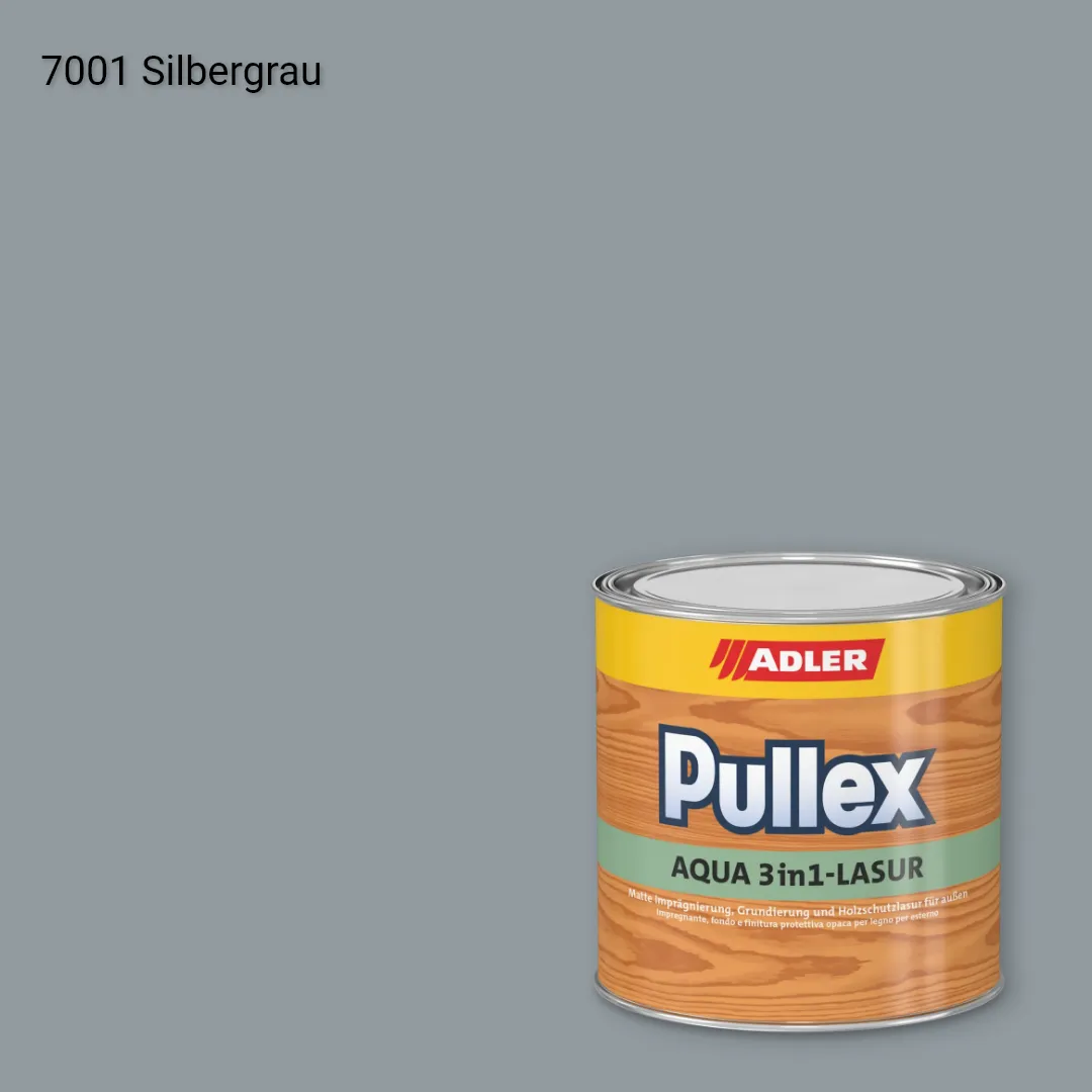 Лазур для дерева Pullex Aqua 3in1-Lasur колір RAL 7001, Adler RAL 192