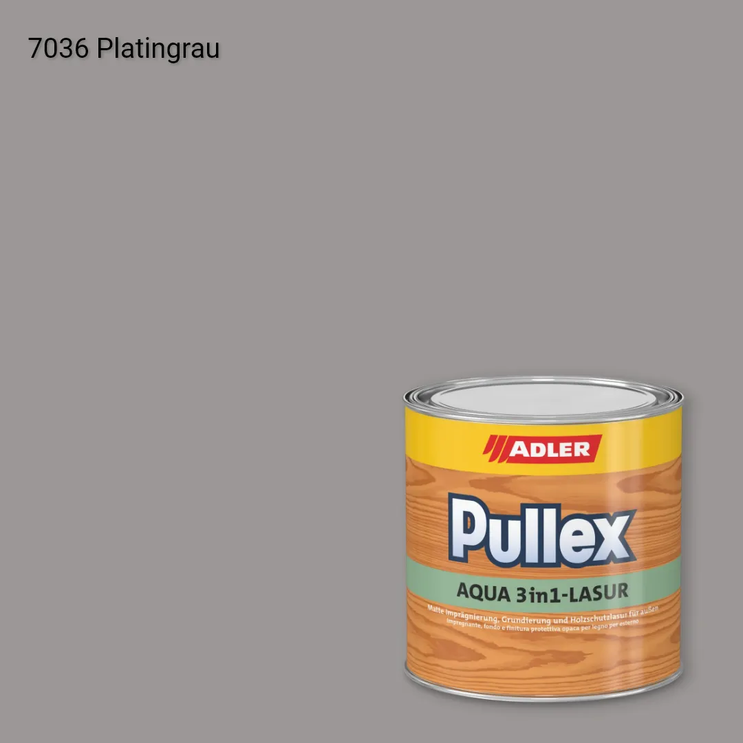 Лазур для дерева Pullex Aqua 3in1-Lasur колір RAL 7036, Adler RAL 192