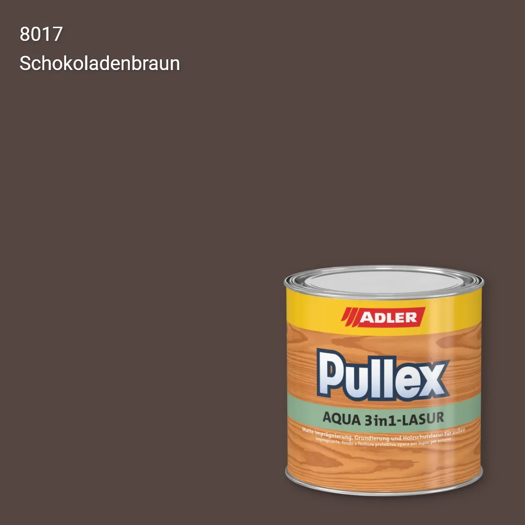 Лазур для дерева Pullex Aqua 3in1-Lasur колір RAL 8017, Adler RAL 192