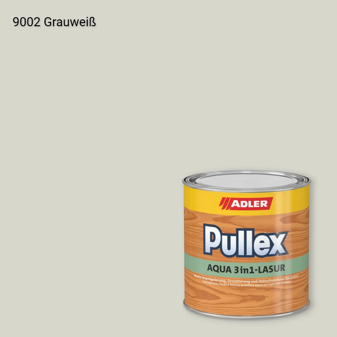 Лазур для дерева Pullex Aqua 3in1-Lasur колір RAL 9002, Adler RAL 192
