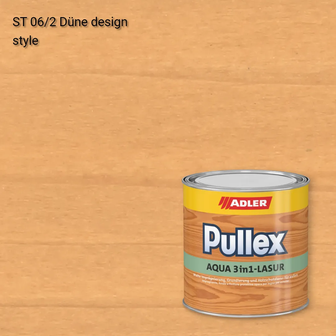 Лазур для дерева Pullex Aqua 3in1-Lasur колір ST 06/2, Adler Stylewood