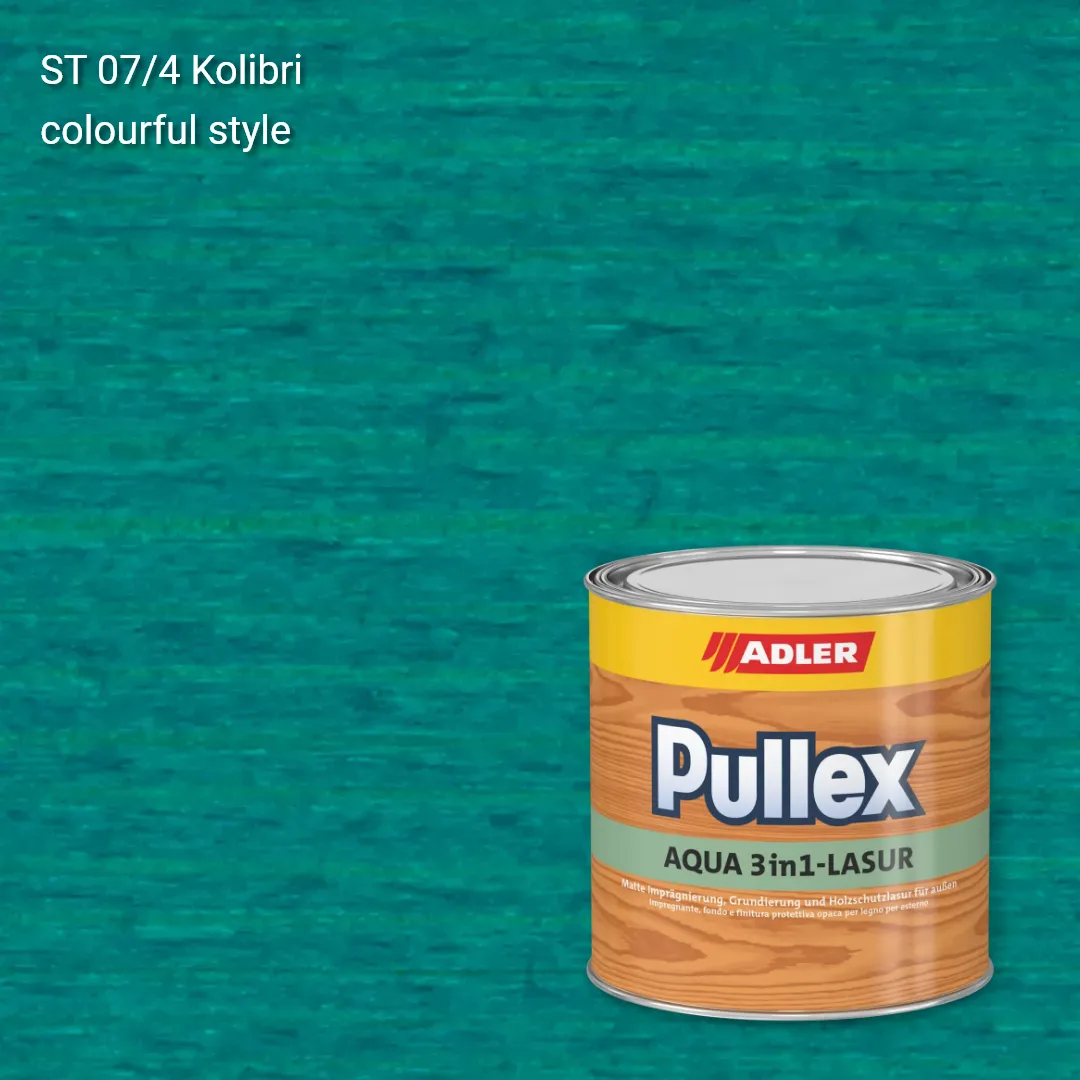 Лазур для дерева Pullex Aqua 3in1-Lasur колір ST 07/4, Adler Stylewood