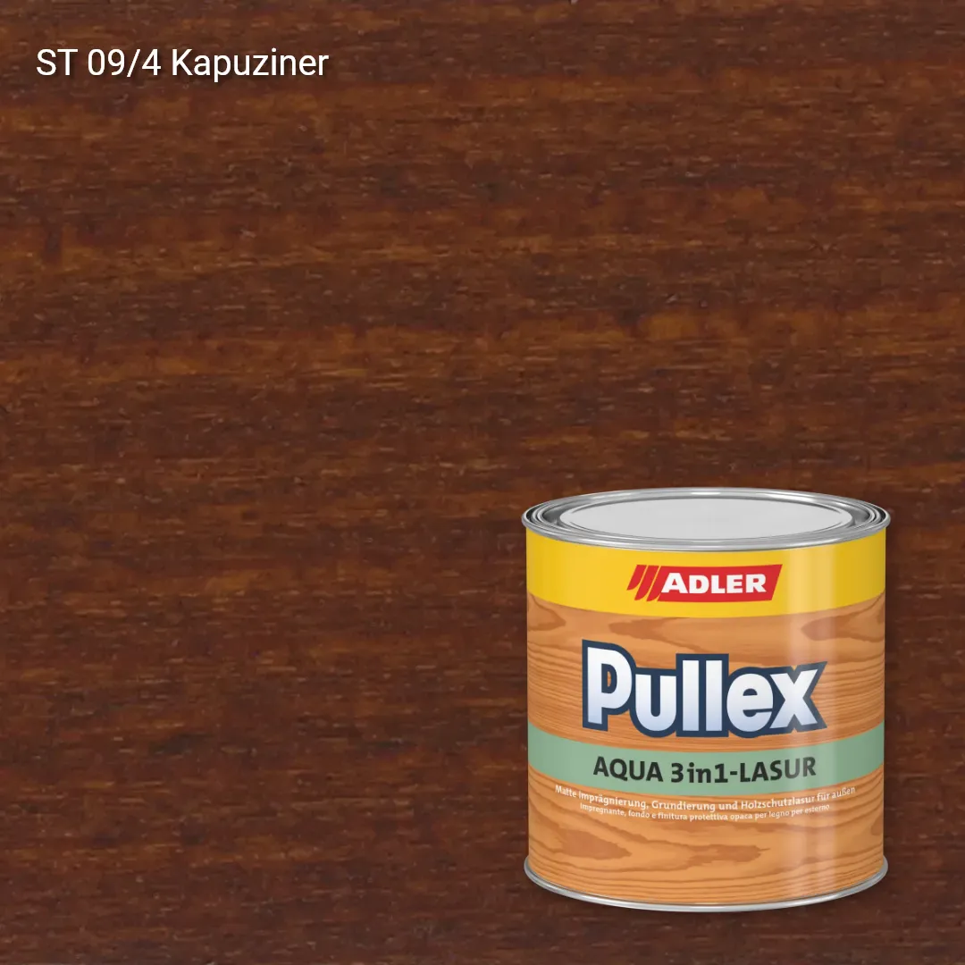 Лазур для дерева Pullex Aqua 3in1-Lasur колір ST 09/4, Adler Stylewood