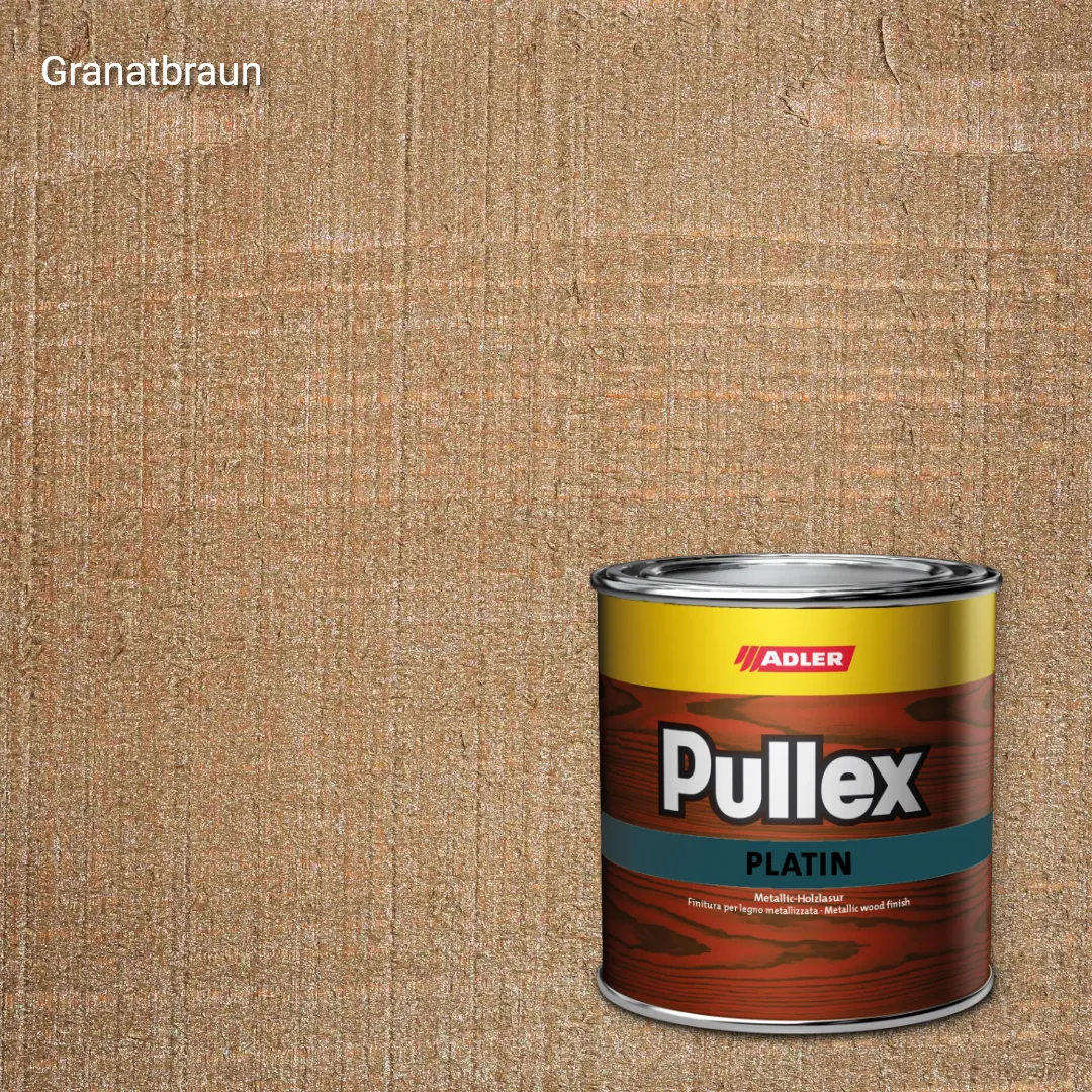 Лазур для дерева Pullex Platin колір Granatbraun, Adler Pullex Design