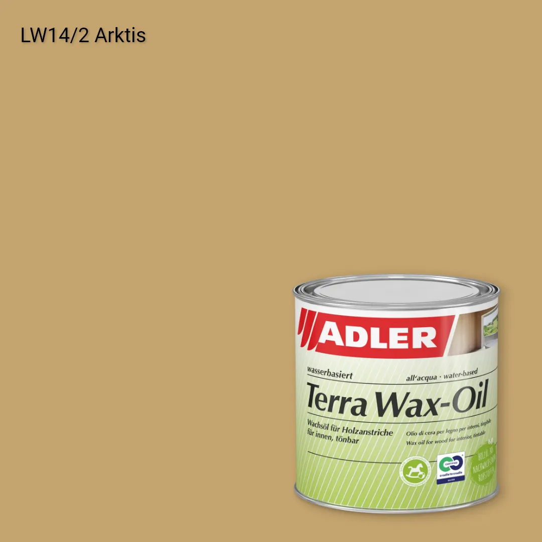 Олія для дерева Terra Wax-Öl колір LW 14/2, Adler Livingwood