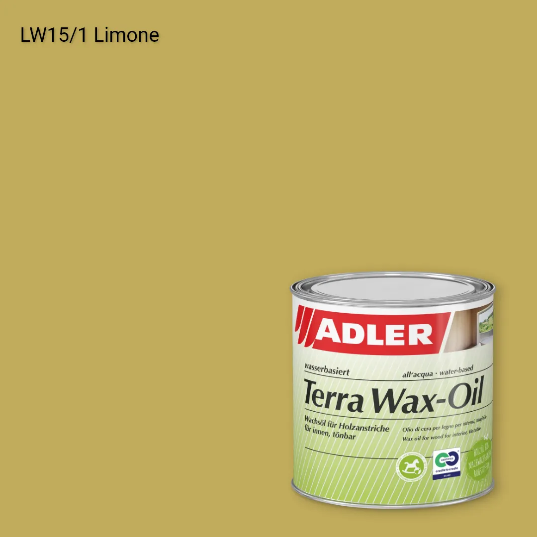 Олія для дерева Terra Wax-Öl колір LW 15/1, Adler Livingwood