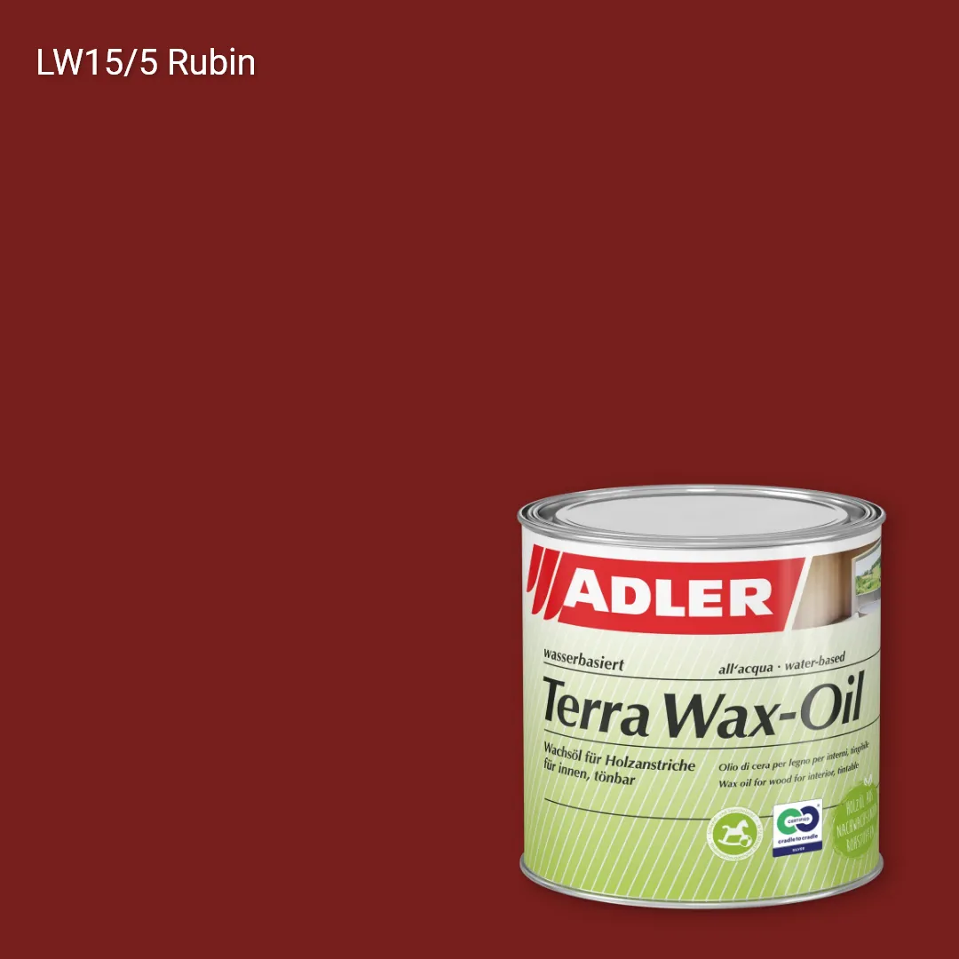 Олія для дерева Terra Wax-Öl колір LW 15/5, Adler Livingwood