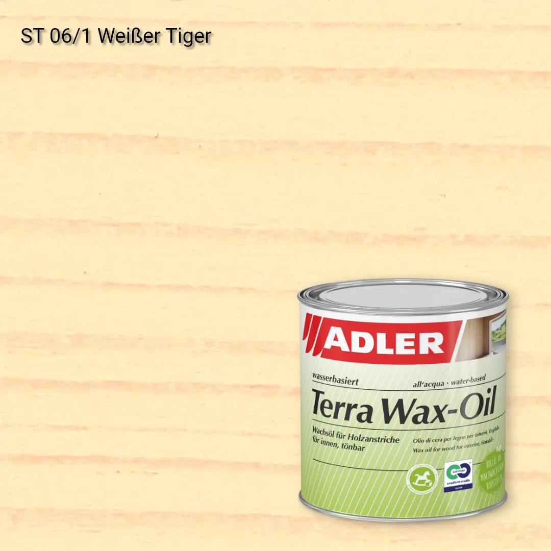 Олія для дерева Terra Wax-Öl колір ST 06/1, Adler Stylewood