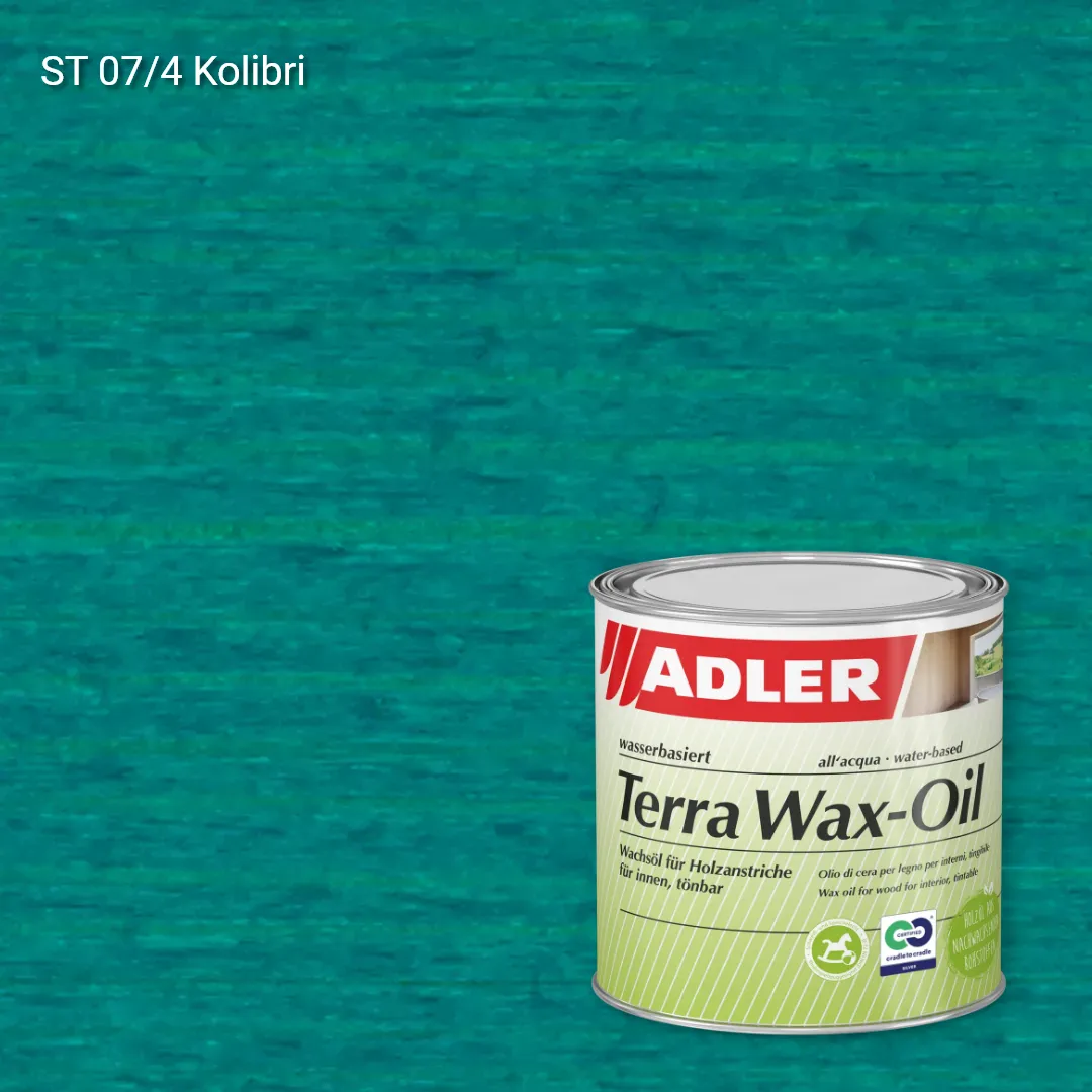 Олія для дерева Terra Wax-Öl колір ST 07/4, Adler Stylewood
