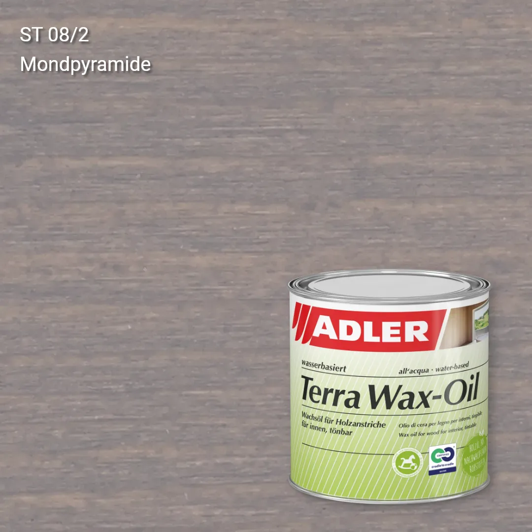 Олія для дерева Terra Wax-Öl колір ST 08/2, Adler Stylewood