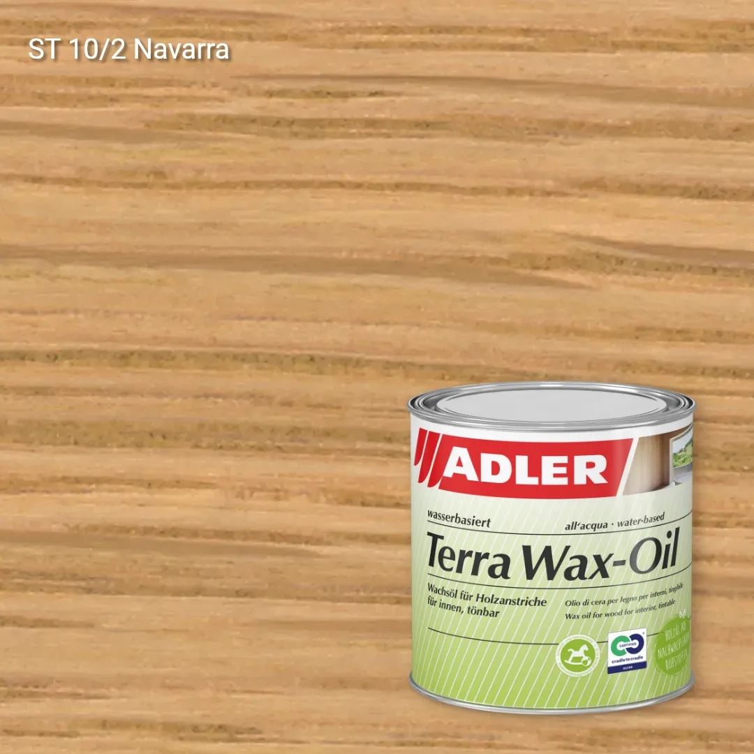 Олія для дерева Terra Wax-Öl колір ST 10/2, Adler Stylewood