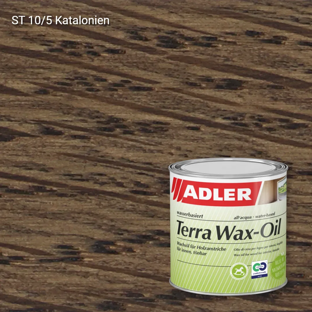 Олія для дерева Terra Wax-Öl колір ST 10/5, Adler Stylewood