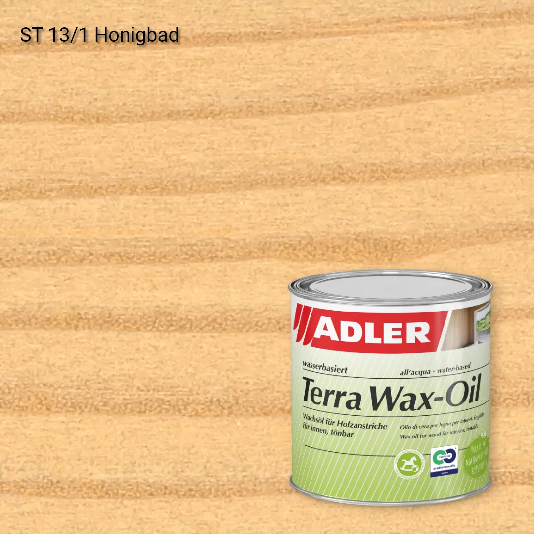 Олія для дерева Terra Wax-Öl колір ST 13/1, Adler Stylewood