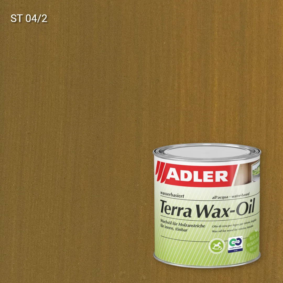 Олія для дерева Terra Wax-Oil колір ST 04/2, Living-Wood Terra Wax Oil