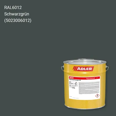 Фарба для вікон Aquawood Covapro 20 колір RAL 6012, Adler RAL 192