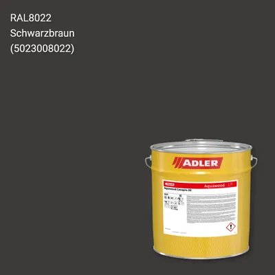 Фарба для вікон Aquawood Covapro 20 колір RAL 8022, Adler RAL 192