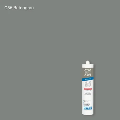 Акриловий герметик OTTOSEAL® A 205 колір C56 Betongrau, OTTOSEAL A205