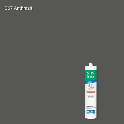 Силікон OTTOSEAL® S 100 колір C67 Anthrazit, OTTOSEAL S100 Силікон OTTOSEAL® S 100 колір C67 Anthrazit, OTTOSEAL S100