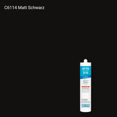 Силікон OTTOSEAL® S 70 колір C6114 Matt Schwarz, OTTOSEAL S70