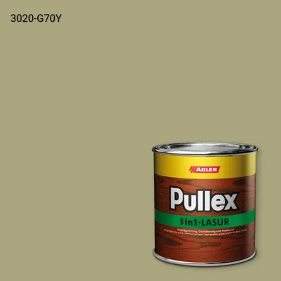 Лазур для дерева Pullex 3in1-Lasur колір NCS S 3020-G70Y, Adler NCS S