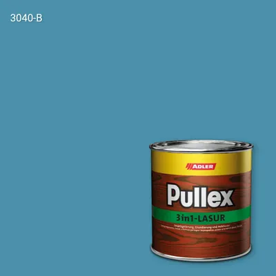 Лазур для дерева Pullex 3in1-Lasur колір NCS S 3040-B, Adler NCS S