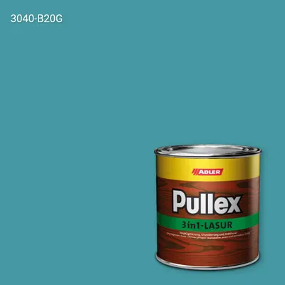 Лазур для дерева Pullex 3in1-Lasur колір NCS S 3040-B20G, Adler NCS S