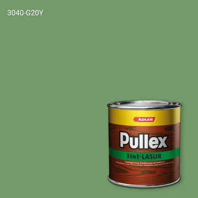 Лазур для дерева Pullex 3in1-Lasur колір NCS S 3040-G20Y, Adler NCS S