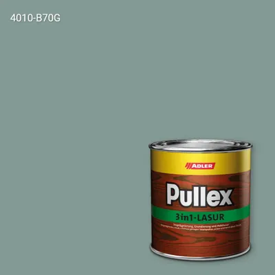 Лазур для дерева Pullex 3in1-Lasur колір NCS S 4010-B70G, Adler NCS S