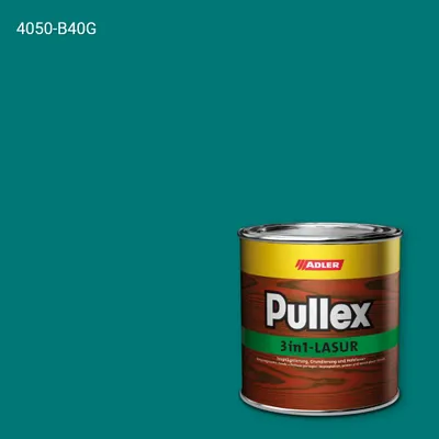 Лазур для дерева Pullex 3in1-Lasur колір NCS S 4050-B40G, Adler NCS S