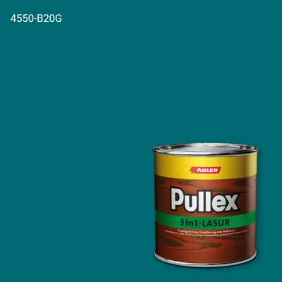 Лазур для дерева Pullex 3in1-Lasur колір NCS S 4550-B20G, Adler NCS S