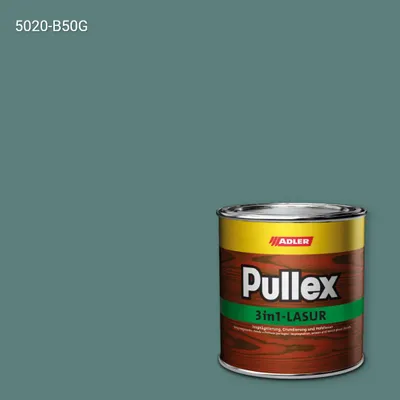 Лазур для дерева Pullex 3in1-Lasur колір NCS S 5020-B50G, Adler NCS S