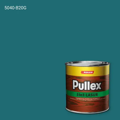 Лазур для дерева Pullex 3in1-Lasur колір NCS S 5040-B20G, Adler NCS S