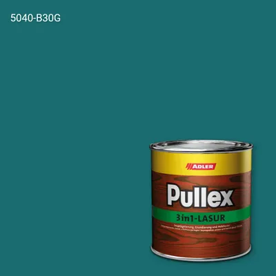 Лазур для дерева Pullex 3in1-Lasur колір NCS S 5040-B30G, Adler NCS S