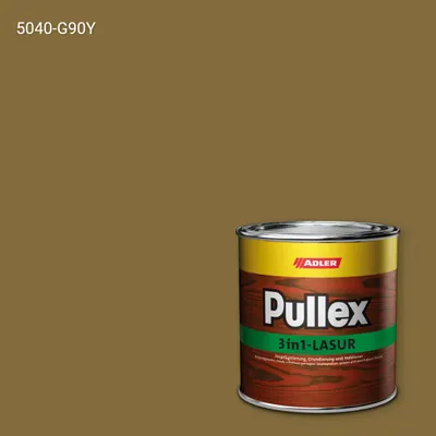 Лазур для дерева Pullex 3in1-Lasur колір NCS S 5040-G90Y, Adler NCS S
