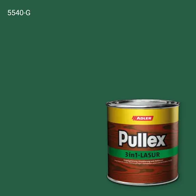 Лазур для дерева Pullex 3in1-Lasur колір NCS S 5540-G, Adler NCS S