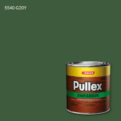 Лазур для дерева Pullex 3in1-Lasur колір NCS S 5540-G20Y, Adler NCS S