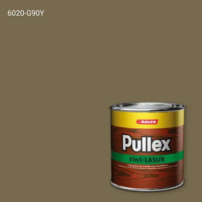 Лазур для дерева Pullex 3in1-Lasur колір NCS S 6020-G90Y, Adler NCS S
